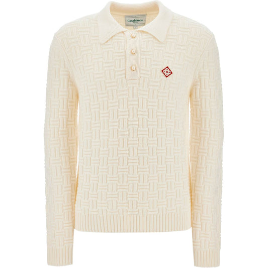 Casablanca woolen polo-style pullover Knitwear Casablanca