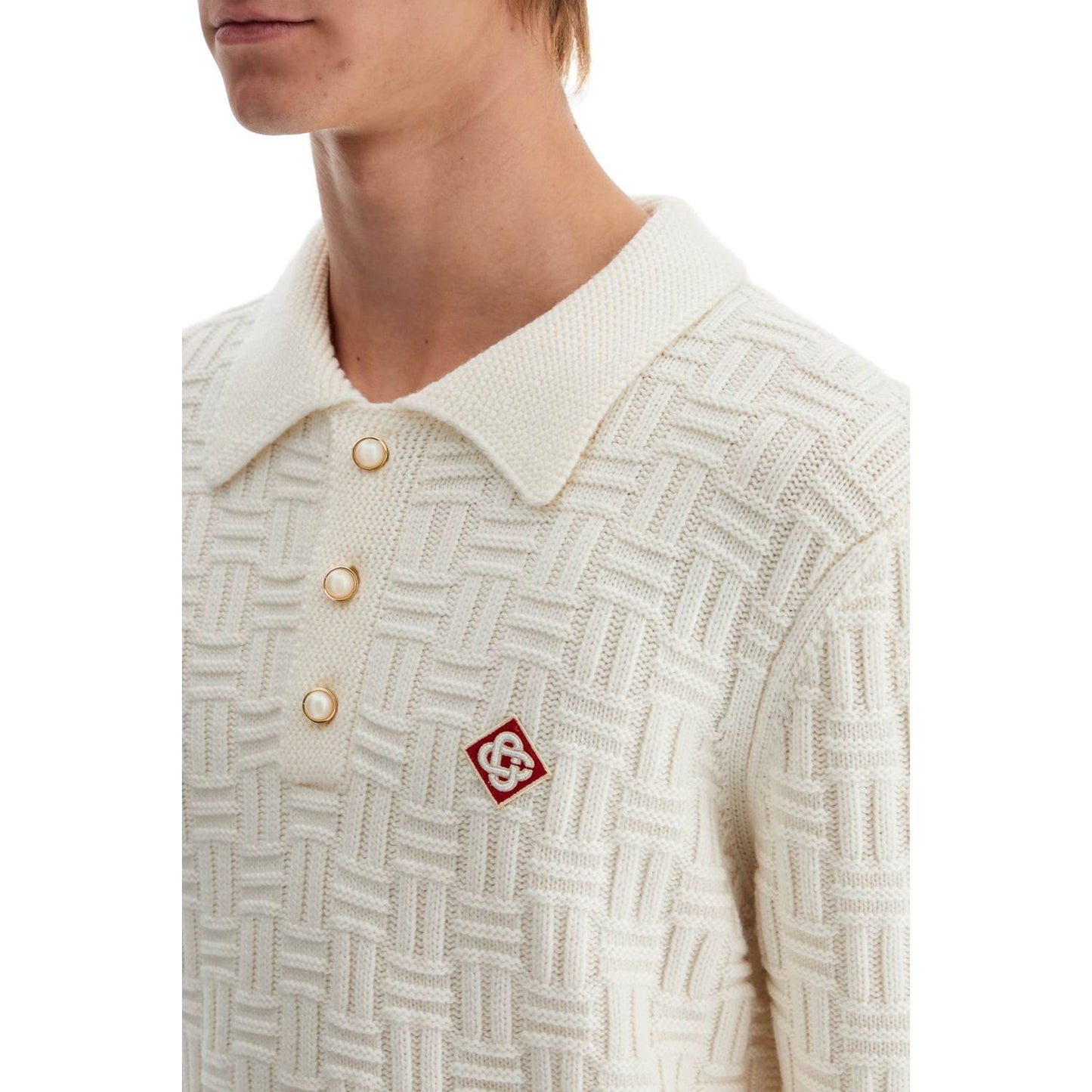 Casablanca woolen polo-style pullover Knitwear Casablanca