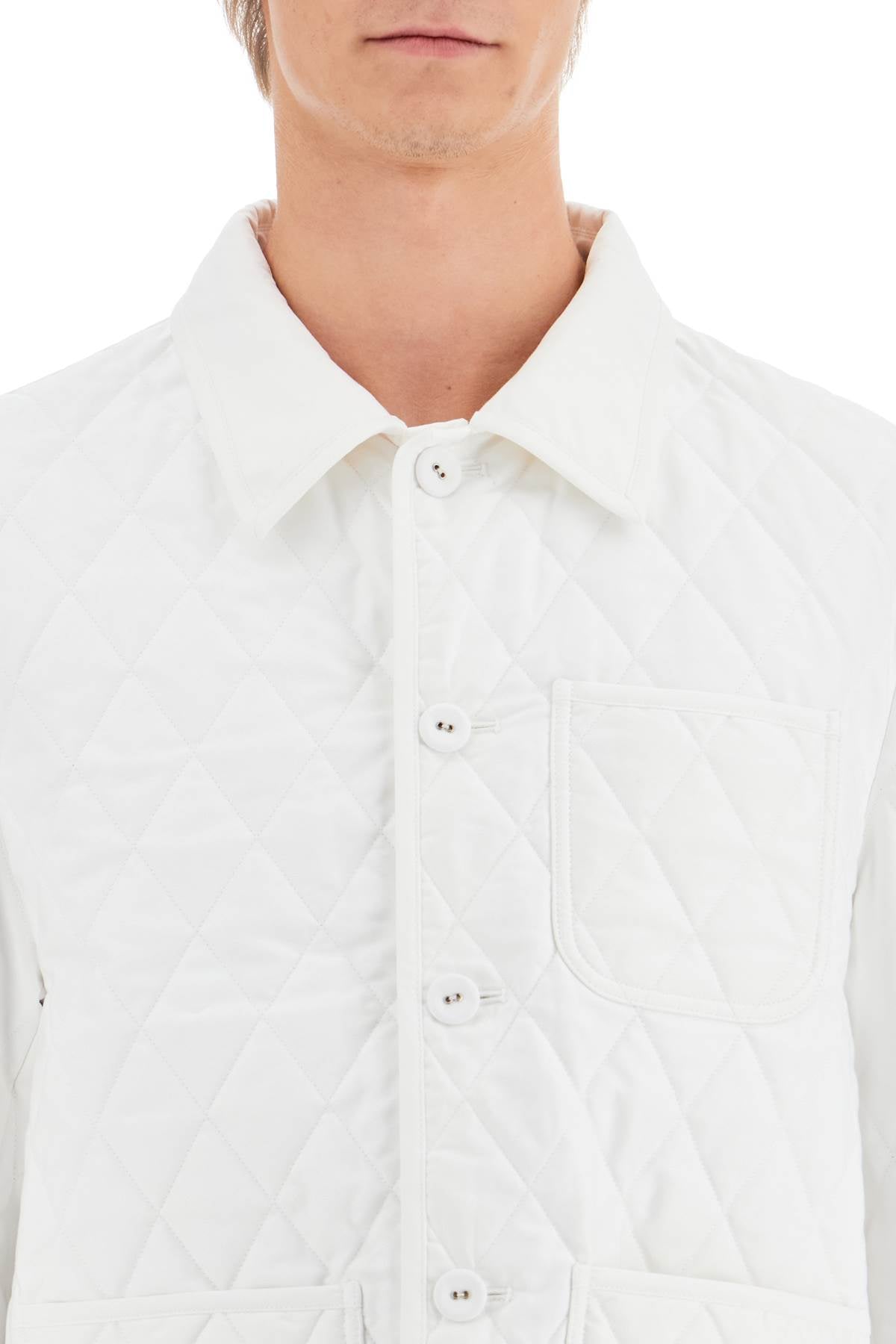 Thom Browne lightweight quilted cotton jacket Vests Thom Browne