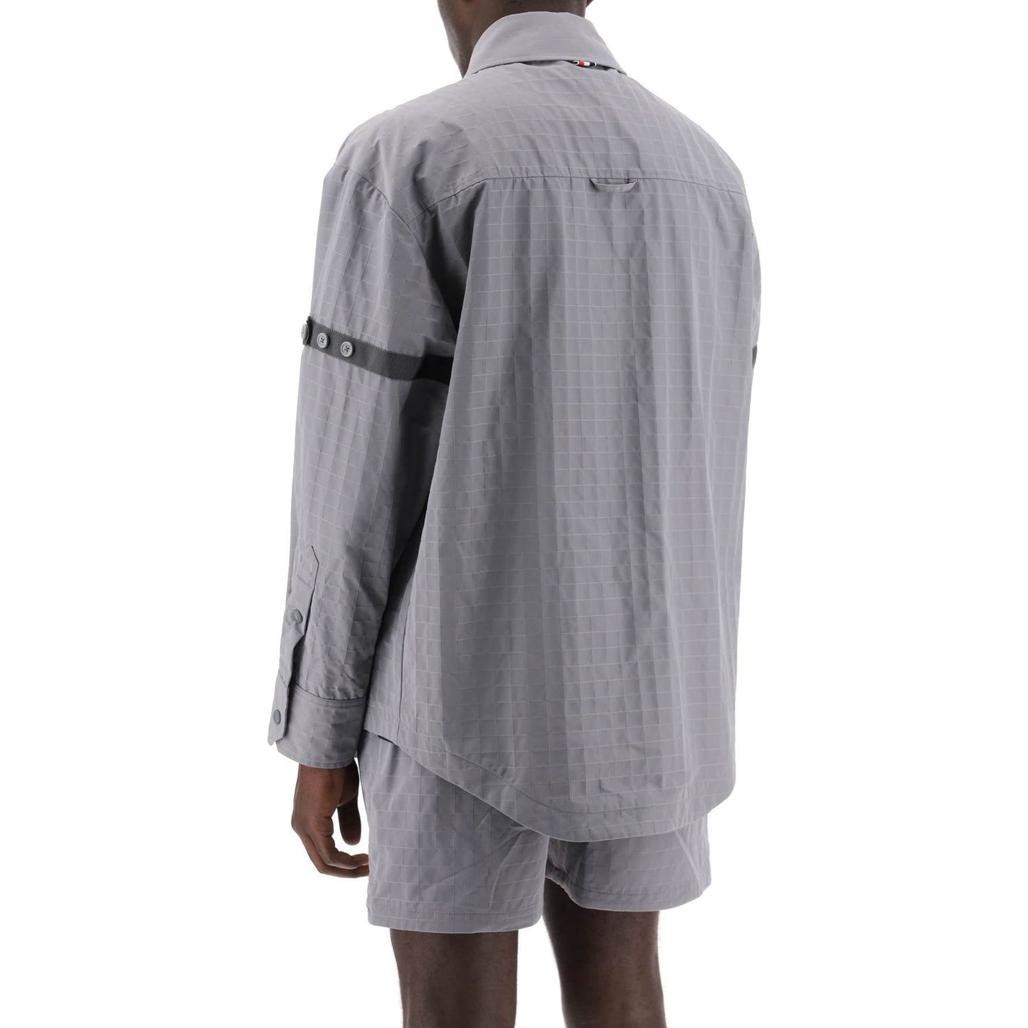 Thom Browne Overshirt nylon ripstop Vests Thom Browne