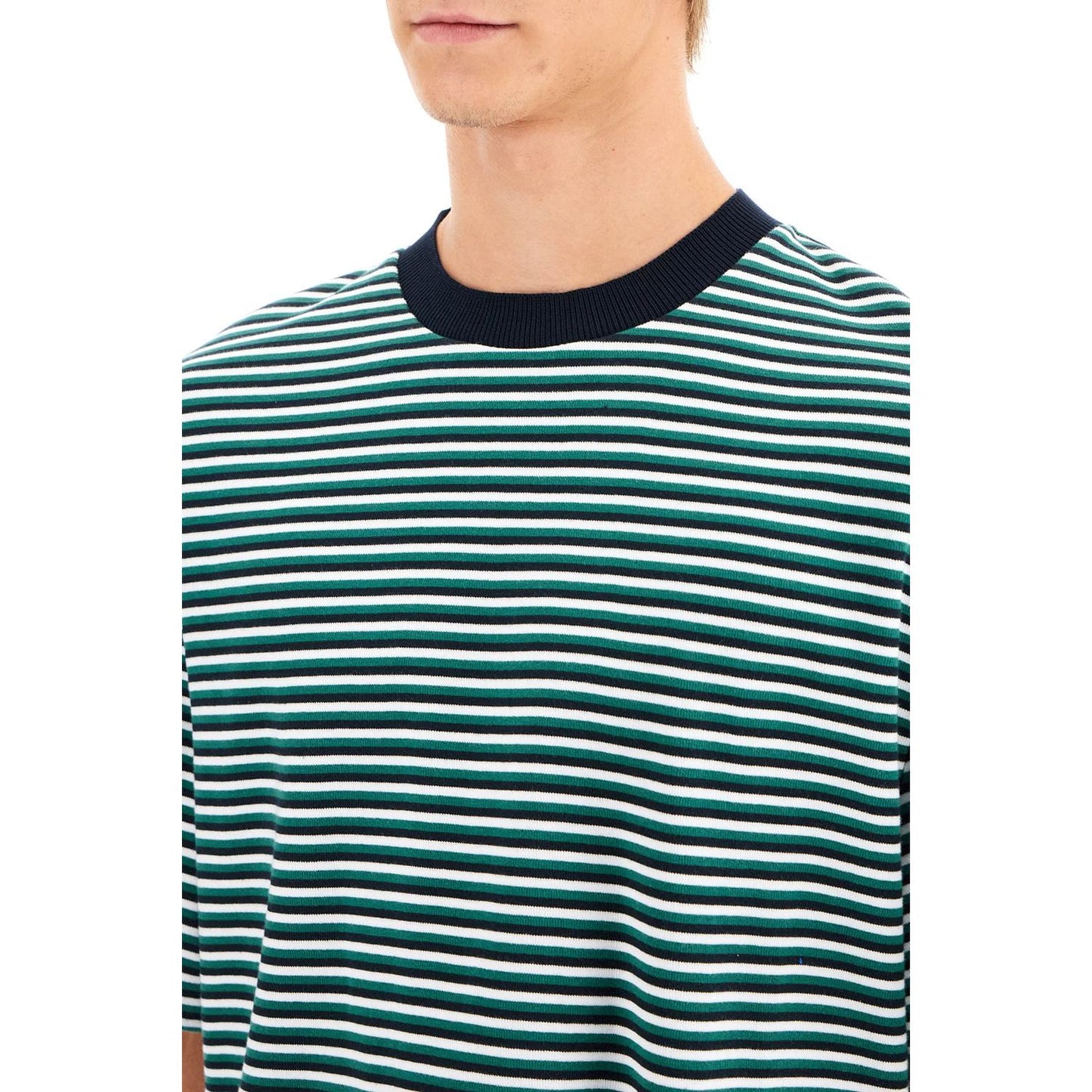 Thom Browne "striped oversized jersey t-shirt" Topwear Thom Browne