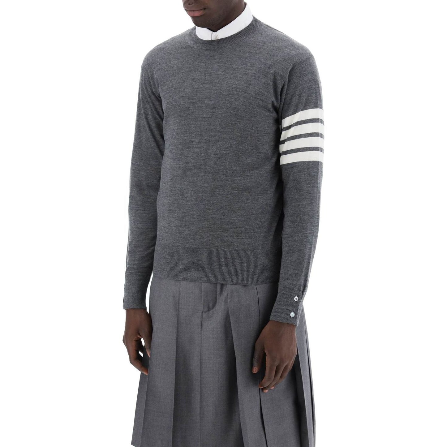 Thom Browne merino wool Pullover Men Knitwear Thom Browne