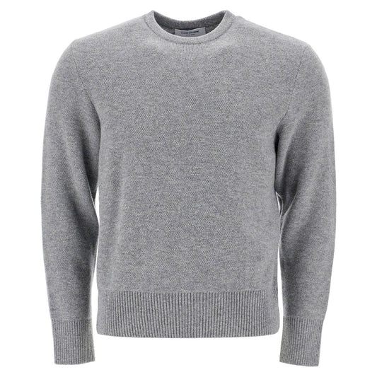 Thom Browne wool piqué crewneck pullover