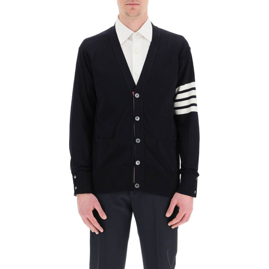 Thom Browne merino wool 4-bar cardigan Knitwear Thom Browne