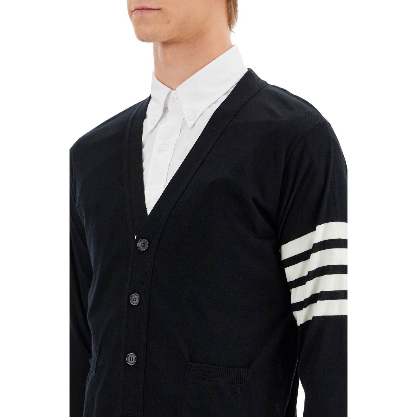 Thom Browne virgin wool cardigan for women Knitwear Thom Browne