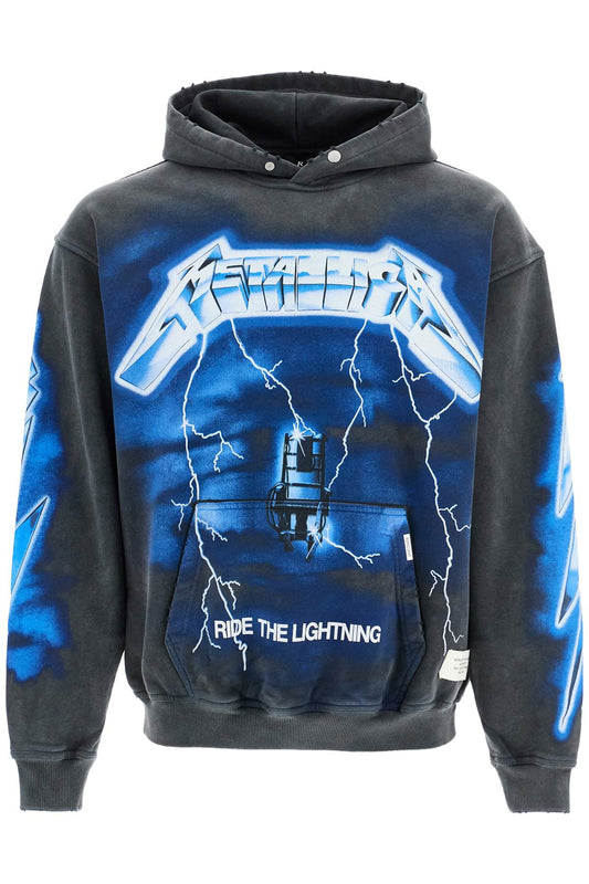 REPRESENT vintage gray cotton hoodie metallica ride the lightning Topwear REPRESENT