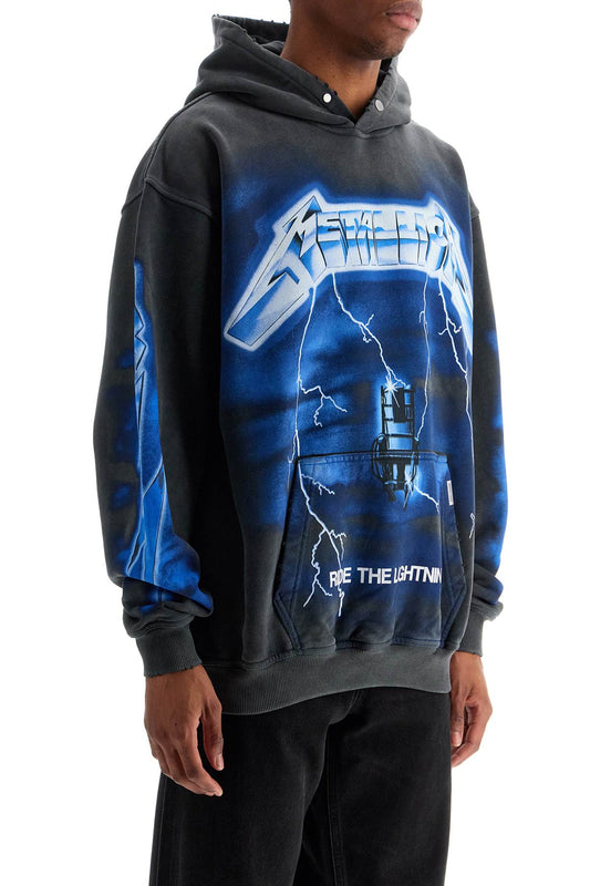 REPRESENT vintage gray cotton hoodie metallica ride the lightning Topwear REPRESENT