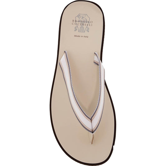 Brunello Cucinelli rubber flip-flop slides Sandals Brunello Cucinelli