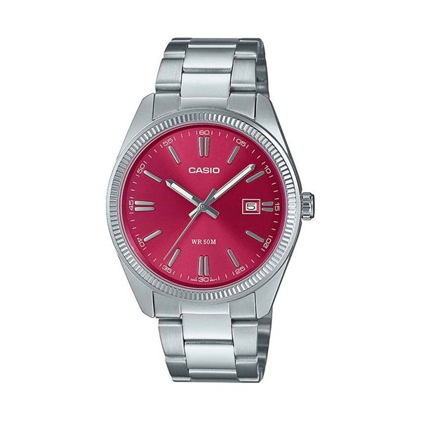 CASIO COLLECTION Mod. DATE - CHERRY RED WATCHES CASIO