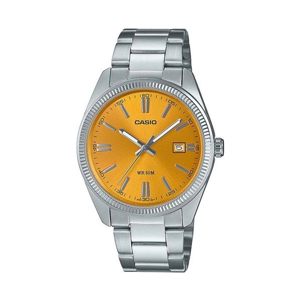 CASIO COLLECTION Mod. DATE - MUSTARD YELLOW WATCHES CASIO