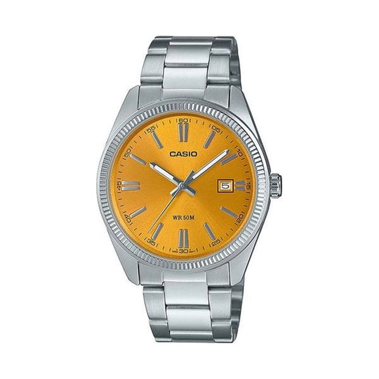 CASIO COLLECTION Mod. DATE - MUSTARD YELLOW WATCHES CASIO COLLECTION & VINTAGE