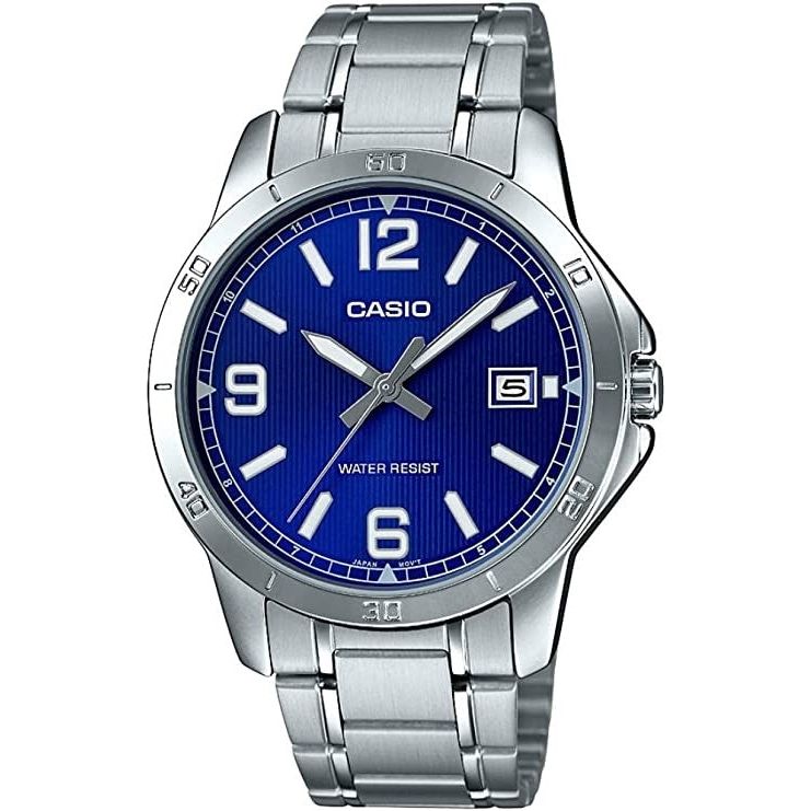 CASIO COLLECTION Mod. CASUAL DATE STEEL - BLUE WATCHES CASIO COLLECTION & VINTAGE