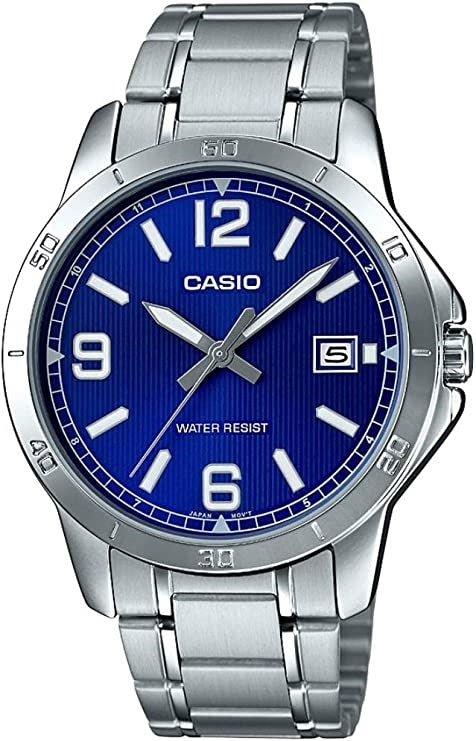 CASIO COLLECTION Mod. CASUAL DATE STEEL - BLUE-0