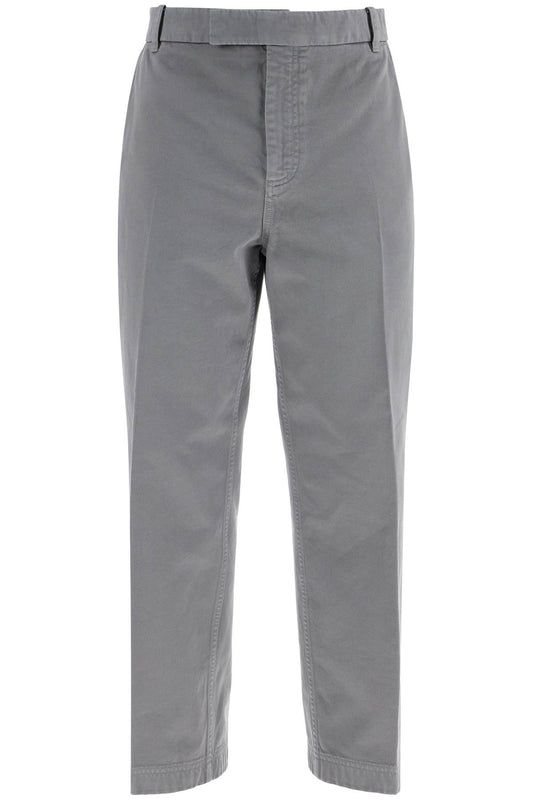 Thom Browne medium grey cotton chino utility pants Trousers Thom Browne