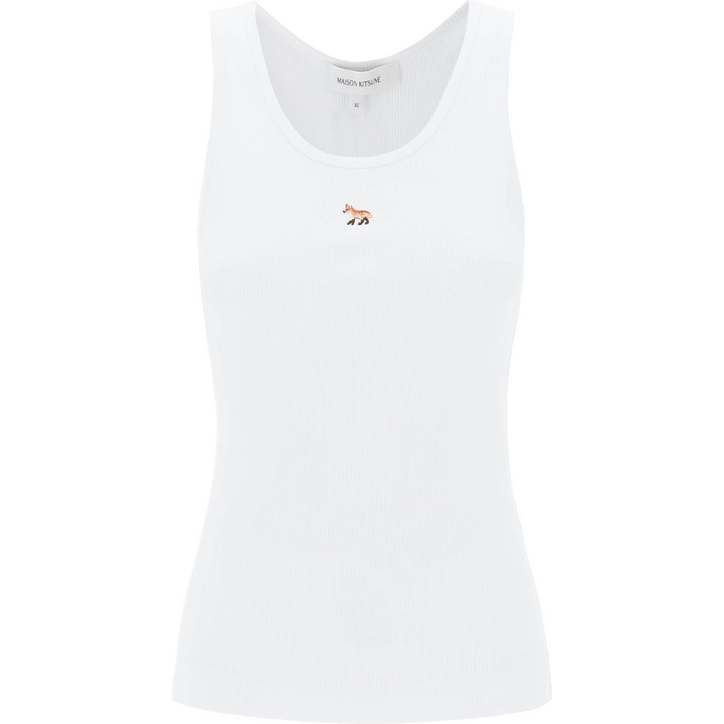 Maison Kitsune baby fox sleeveless top for