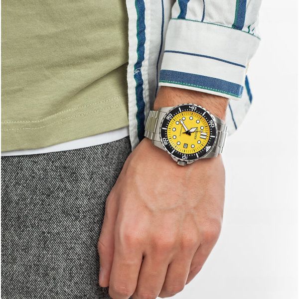 CITIZEN Mod. CLASSIC AUTOMATIC - YELLOW WATCHES CITIZEN