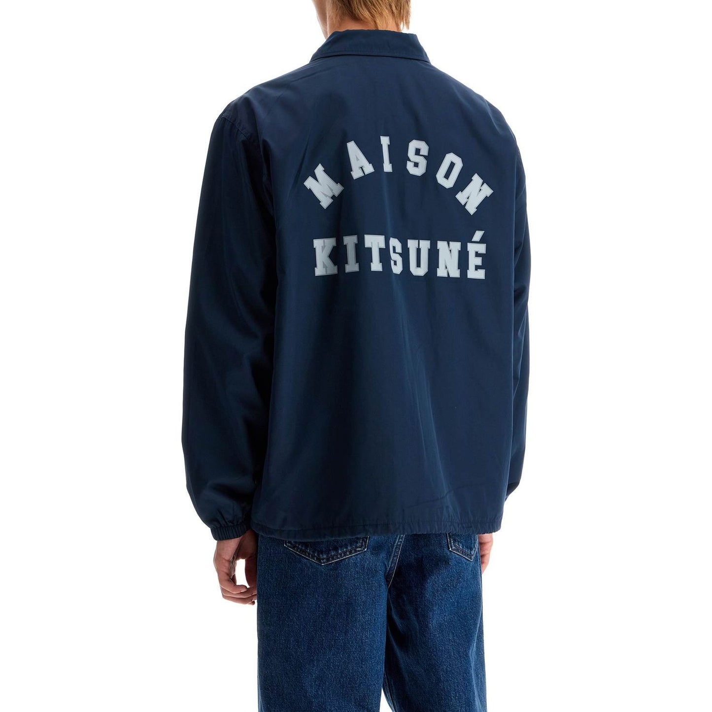 Maison Kitsune nylon coach jacket for men Vests Maison Kitsune