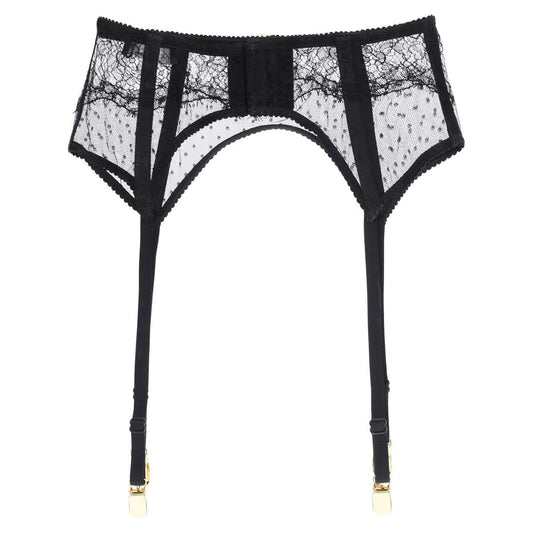 Dolce & Gabbana lace garter belt with logo Beachwear & underwear Dolce & Gabbana