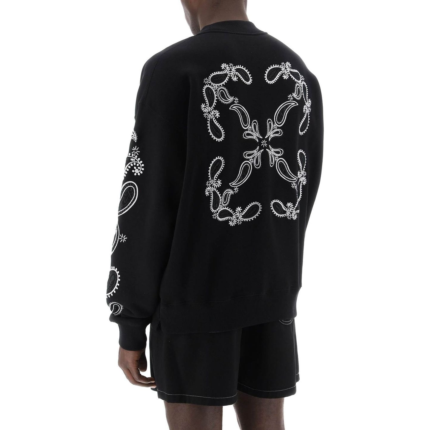 Off-White 'arrow bandana crewneck sweat Topwear Off-White