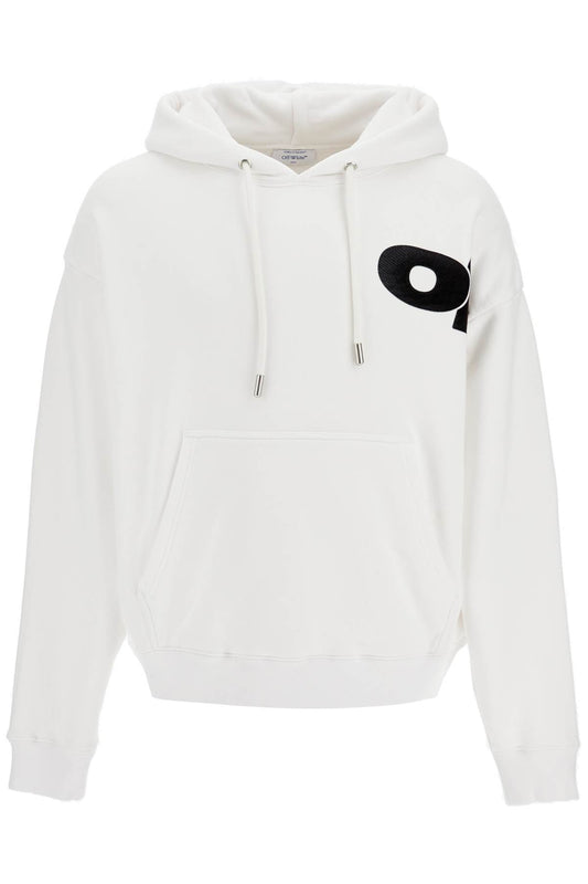 Off-White hooded sweatshirt in French terry cotton Topwear Off White