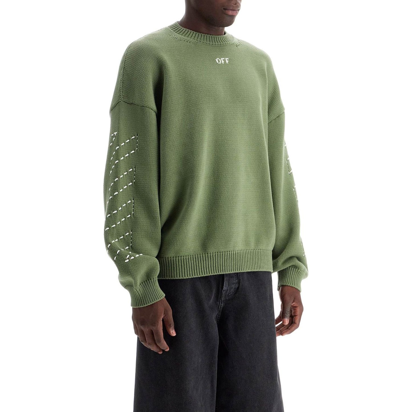 Off-White cotton pullover Knitwear Off-White