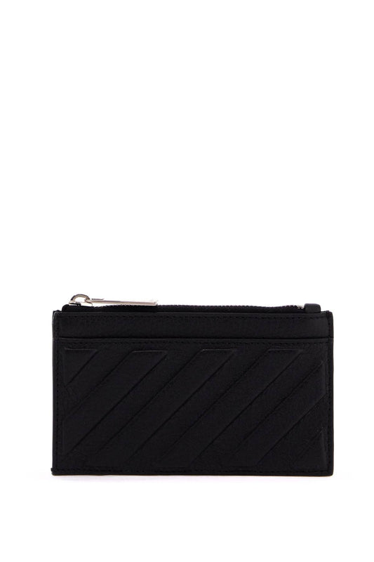 Off White Off-White leather diag card holder Small Leather Goods Off White