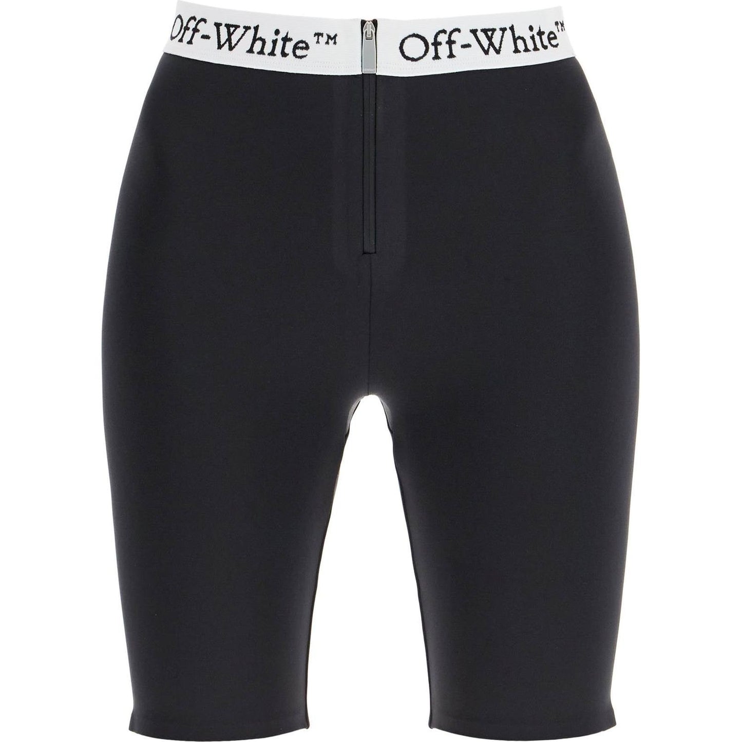 Off White Off-White lycra logo band shorts Short trousers Off White