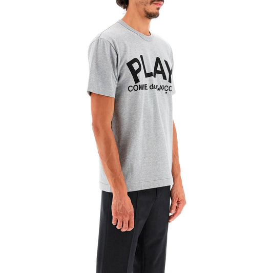 Comme Des Garcons Play t-shirt with play print Topwear Comme Des Garcons Play