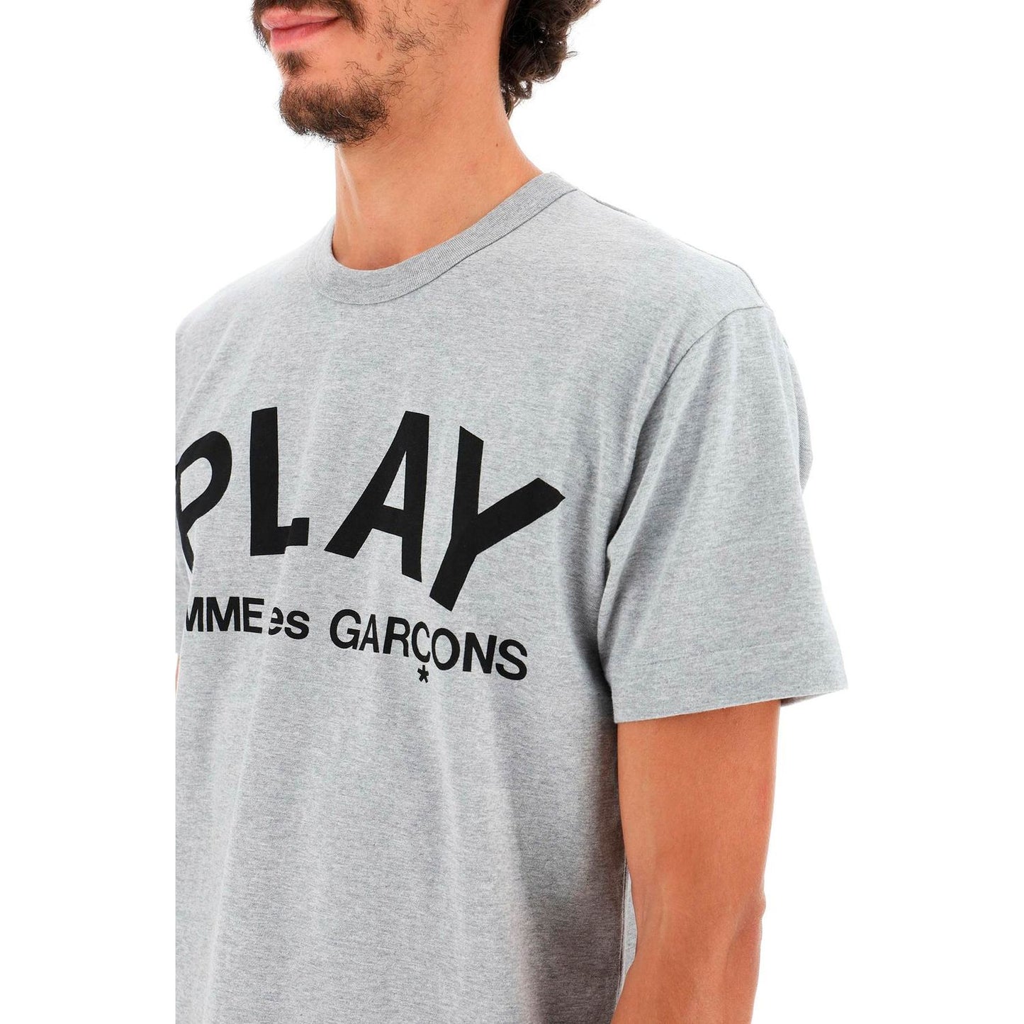 Comme Des Garcons Play t-shirt with play print Topwear Comme Des Garcons Play