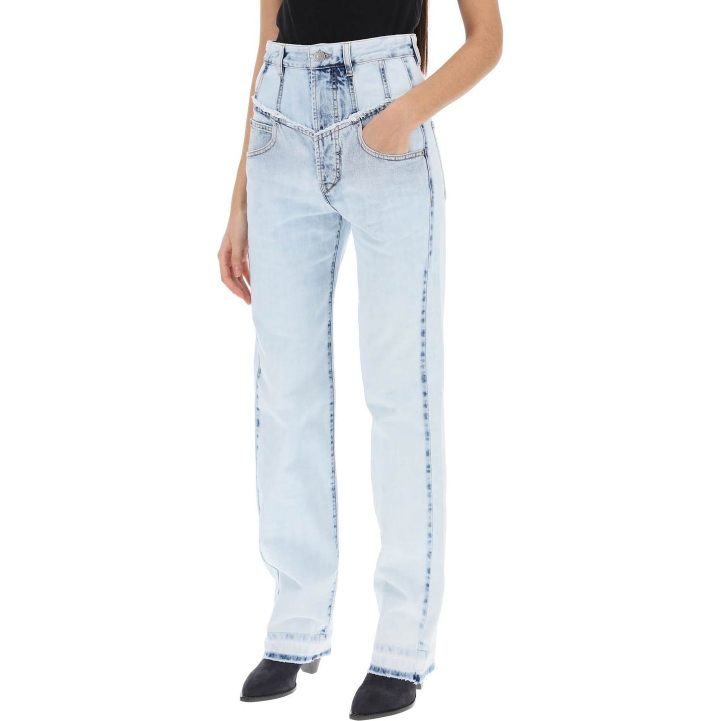 Isabel Marant noemie straight leg jeans