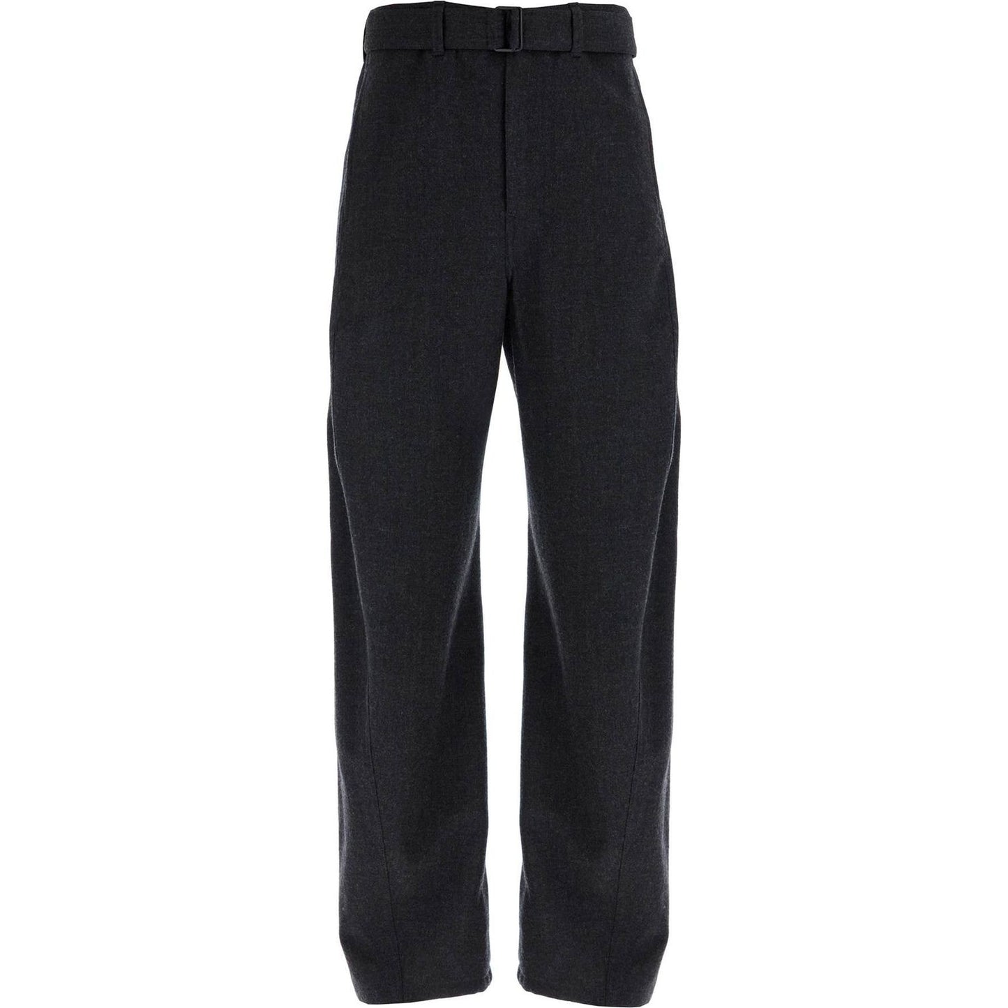 Lemaire twisted pants with belt. Trousers Lemaire