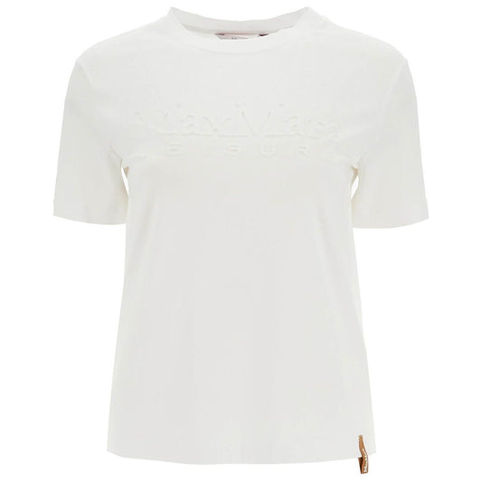 Max Mara Leisure t-shirt with printed logo Topwear Max Mara Leisure