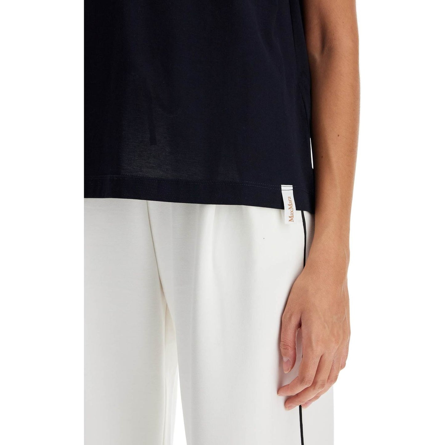 Max Mara Leisure t-shirt with printed logo Topwear Max Mara Leisure