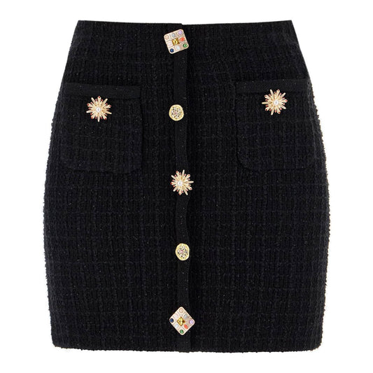 Self-Portrait Self Portrait "knitted mini skirt with jewel buttons Skirts Self-Portrait