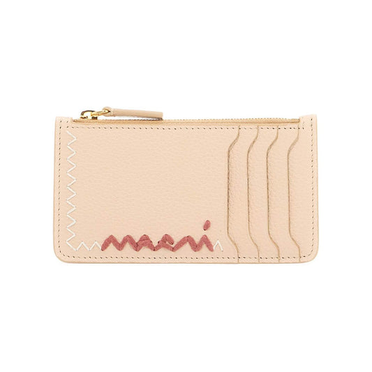 Marni embroidered card holder Small Leather Goods Marni