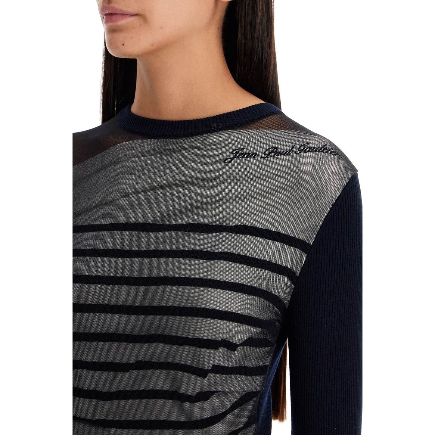 JEAN PAUL GAULTIER "striped mesh sailor shirt Knitwear JEAN PAUL GAULTIER