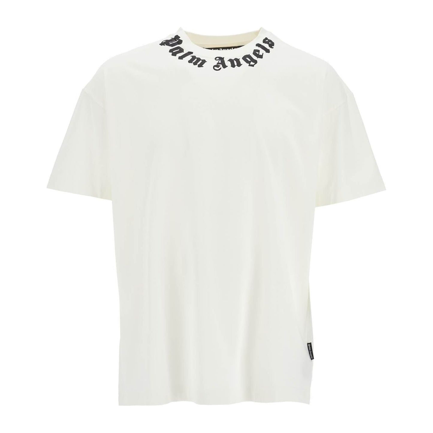 Palm Angels crewneck t-shirt with logo Topwear Palm Angels