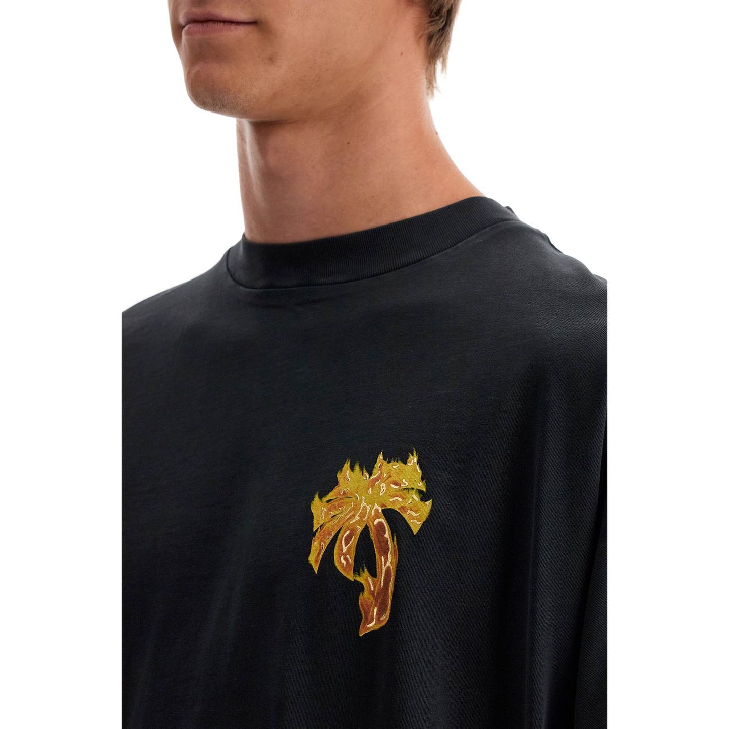 Palm Angels 'burning palm oversized t