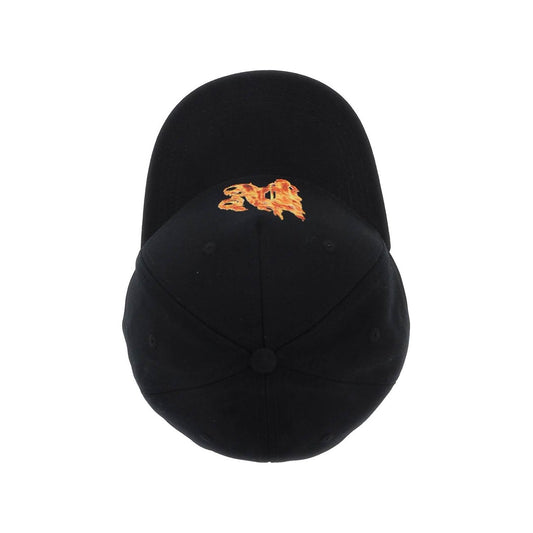 Palm Angels burning monogram baseball cap