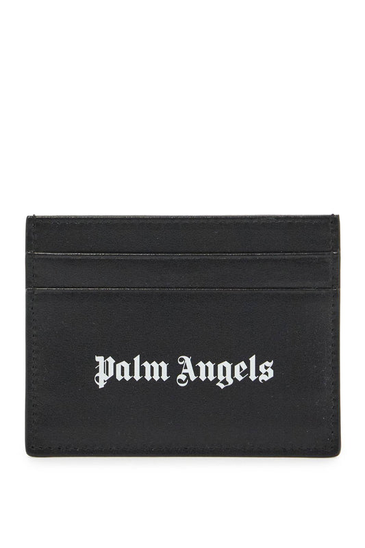 Palm Angels logo card holder Small Leather Goods Palm Angels