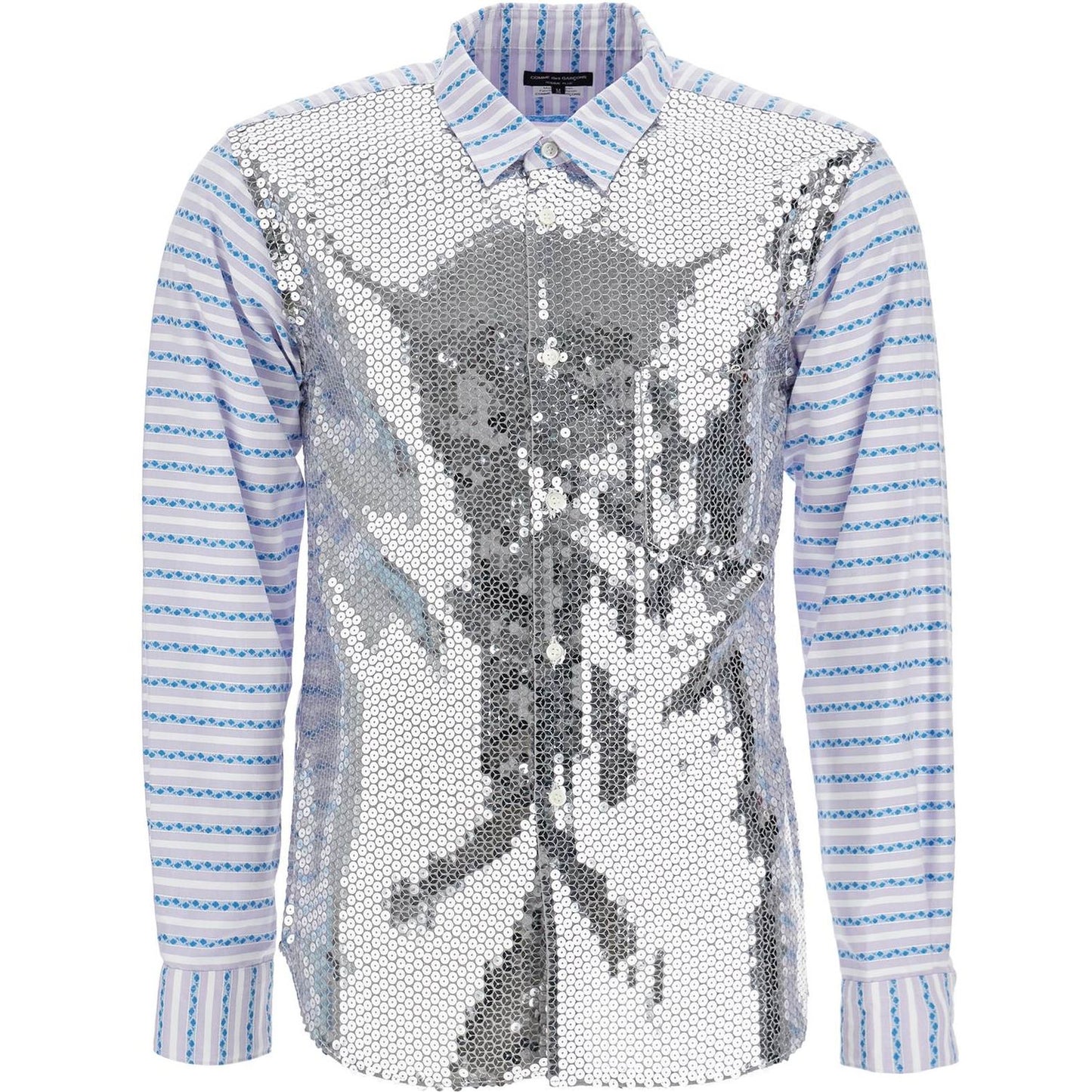 Comme Des Garcons Homme Plus jacquard shirt with sequ Shirts Comme Des Garcons Homme Plus