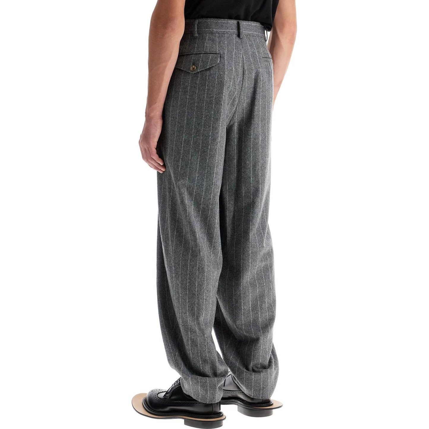 Comme Des Garcons Homme Plus striped wool trousers Trousers Comme Des Garcons Homme Plus