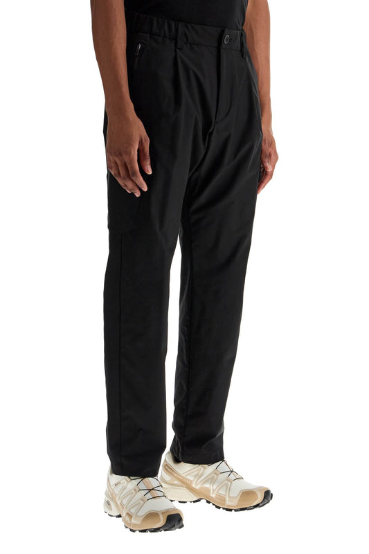 HERNO black polyester pants with patch pockets Trousers HERNO