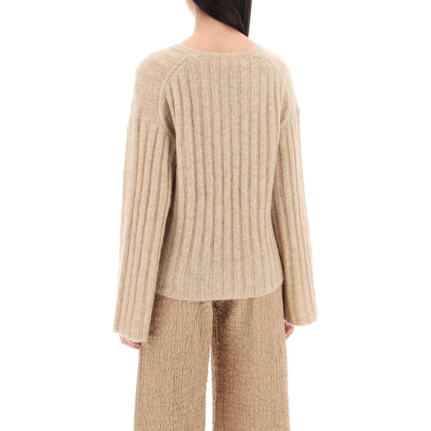 By Malene Birger cimone sweater in flat-ribbed knit Knitwear By Malene Birger