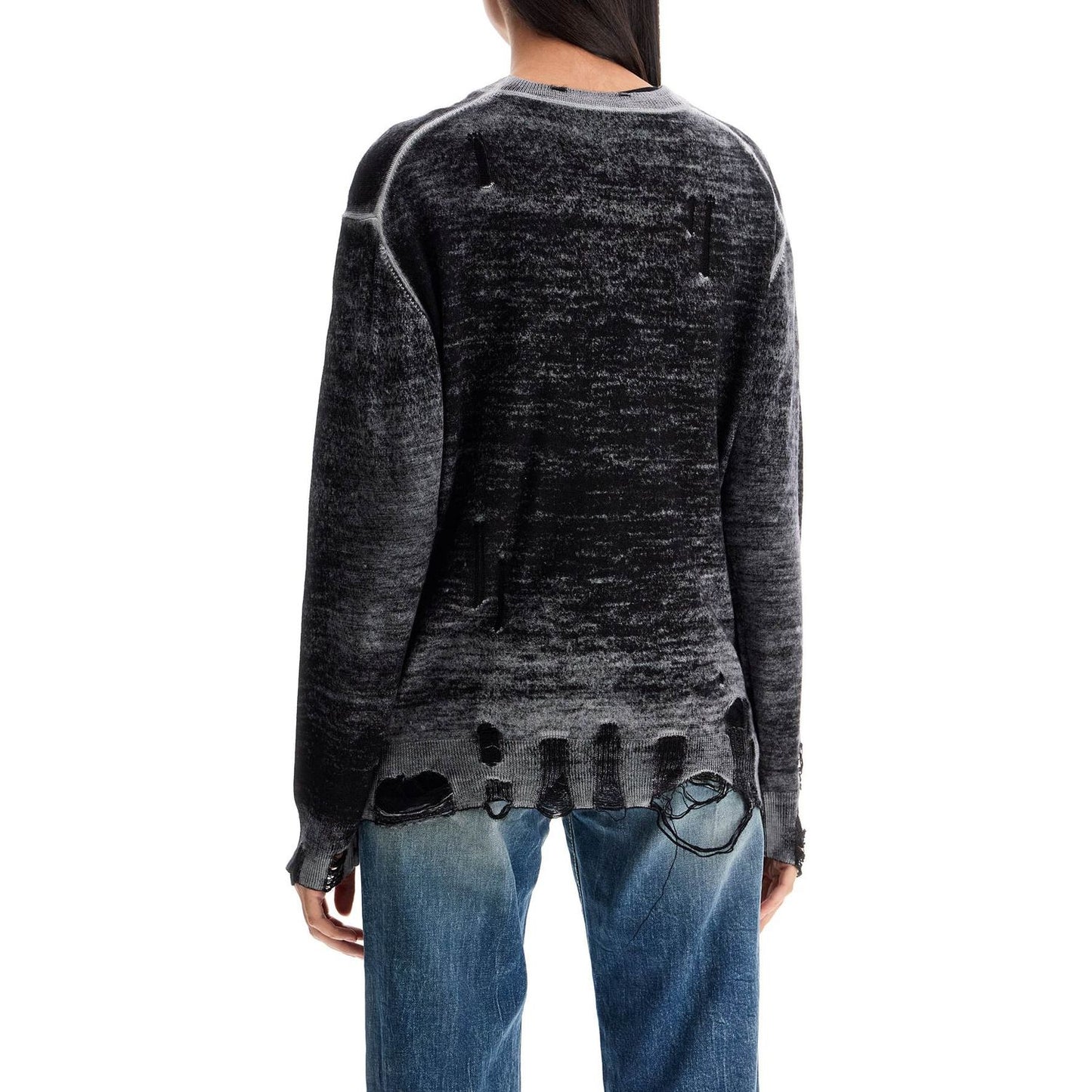 R13 distressed detail cardigan with Knitwear R13