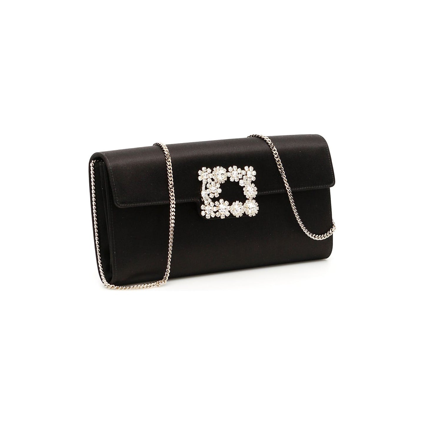 Roger Vivier flower buckle envelope clutch Clutches Roger Vivier