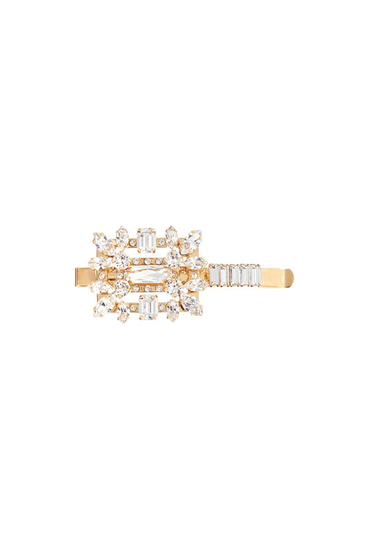 Roger Vivier hair clip with decorative stones light gold Other Roger Vivier