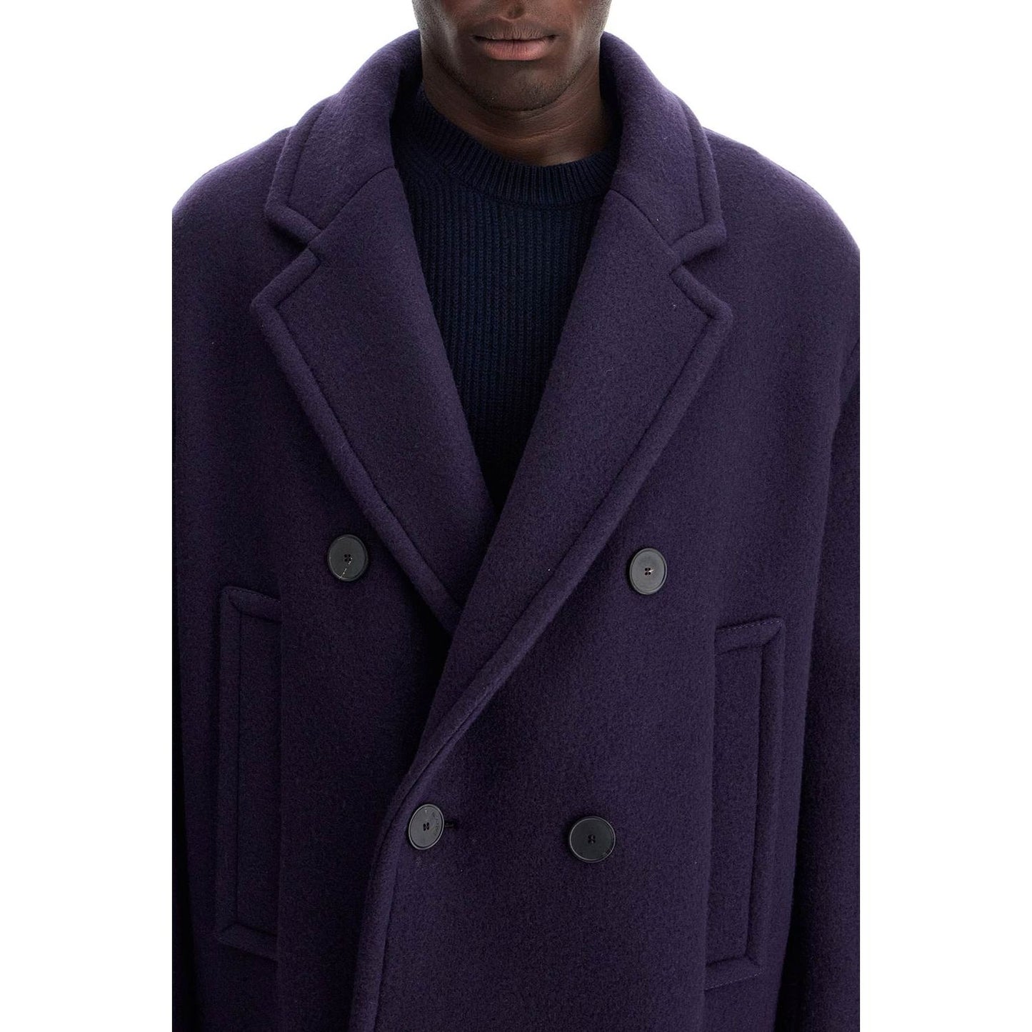 Lanvin double-breasted heavy wool coat Jackets Lanvin