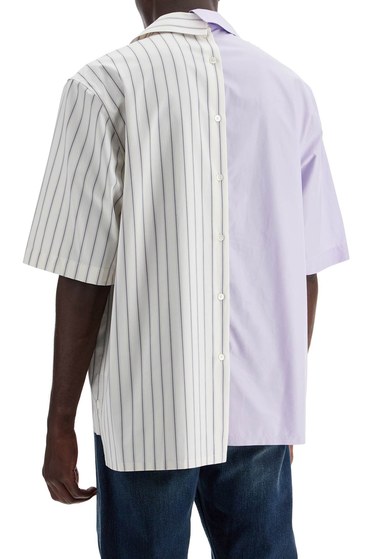 Lanvin asymmetric bowling shirt with Shirts Lanvin