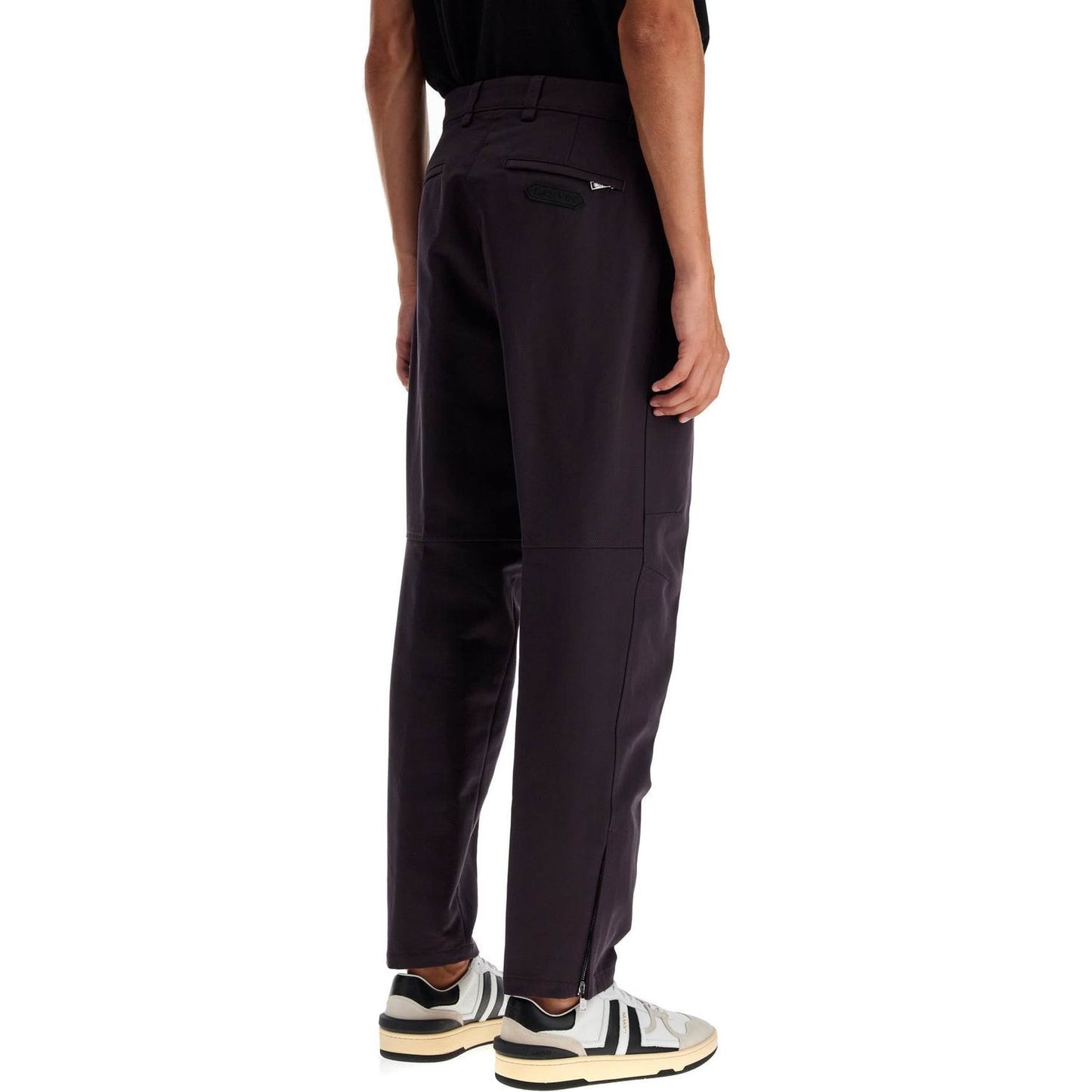 Lanvin biker gabardine trousers Trousers Lanvin